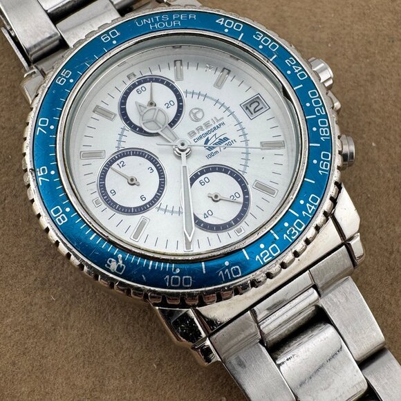 Vintage and Very Rare BREIL Manta 10 ATM Italian Dive Watch New battery - Picture 3 of 11